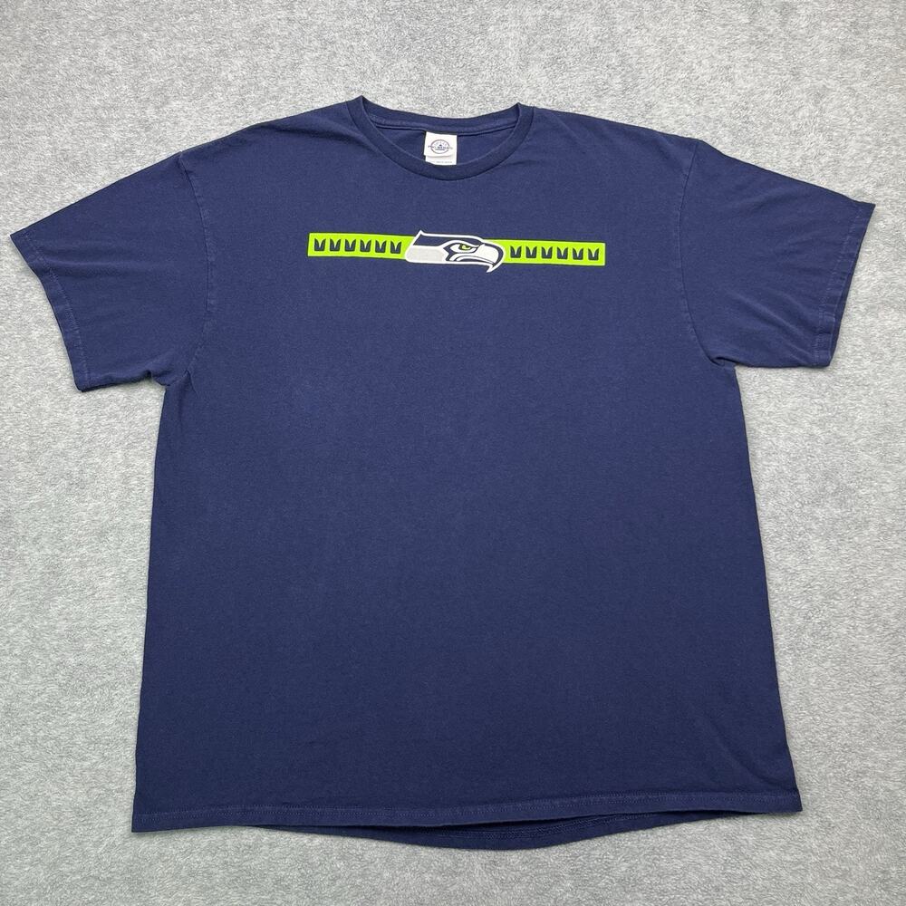 McDonalds Shirt Adult Size XL Seattle Seahawks We Are 12 Delta Pro Weight‎ Blue